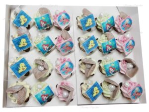 Little Mermaid Themed Mini Cupcakes