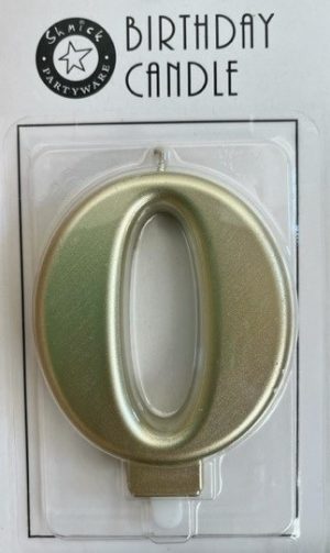 Gold Candle Number 0