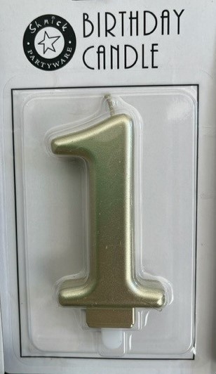Gold Candle Number 1