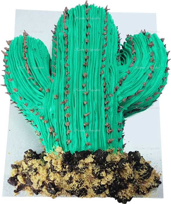 Cactus Slab Cake