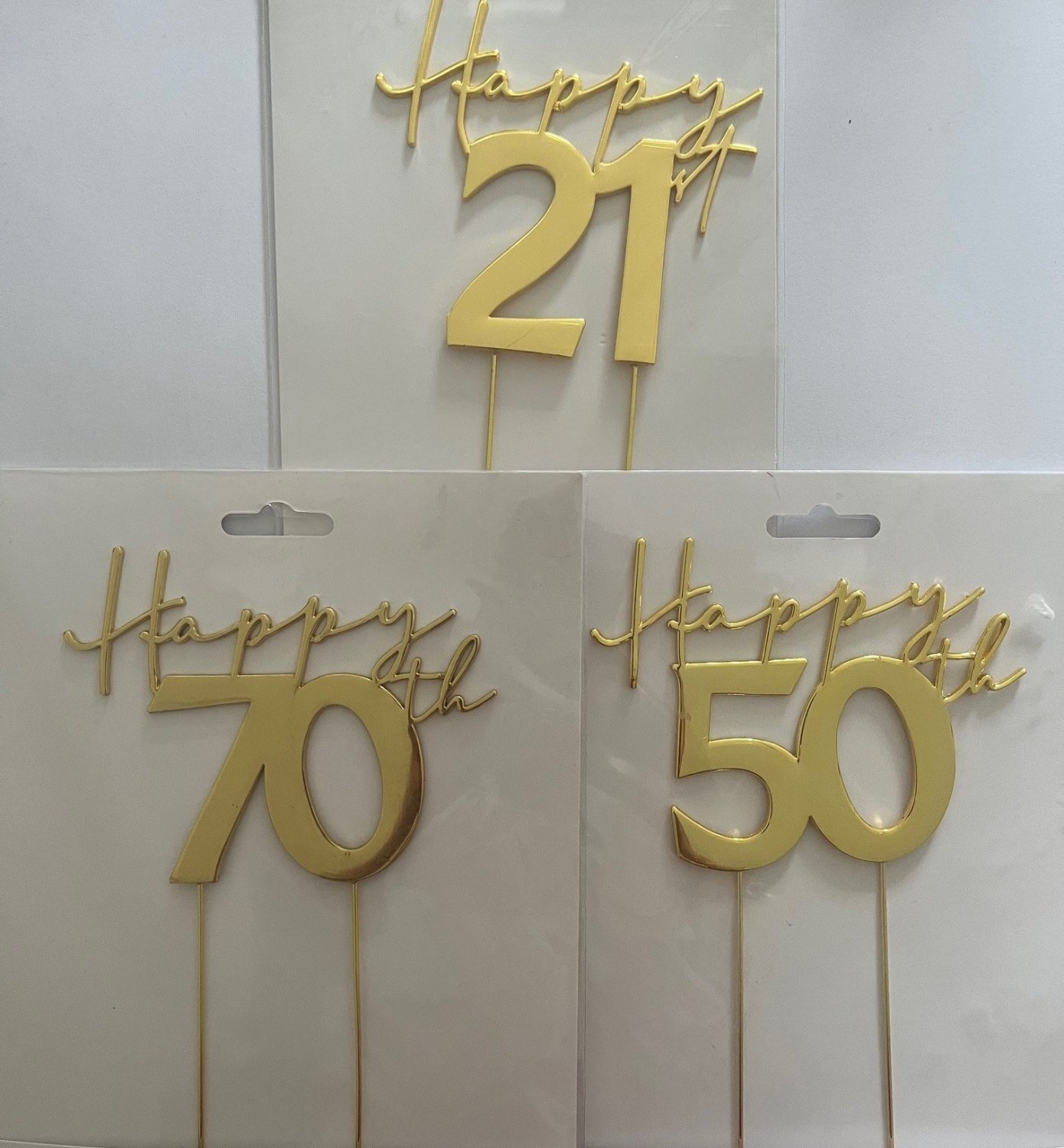 Cake Number Topper for large cakes - generic