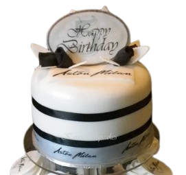 6" Corporate Fondant Cake