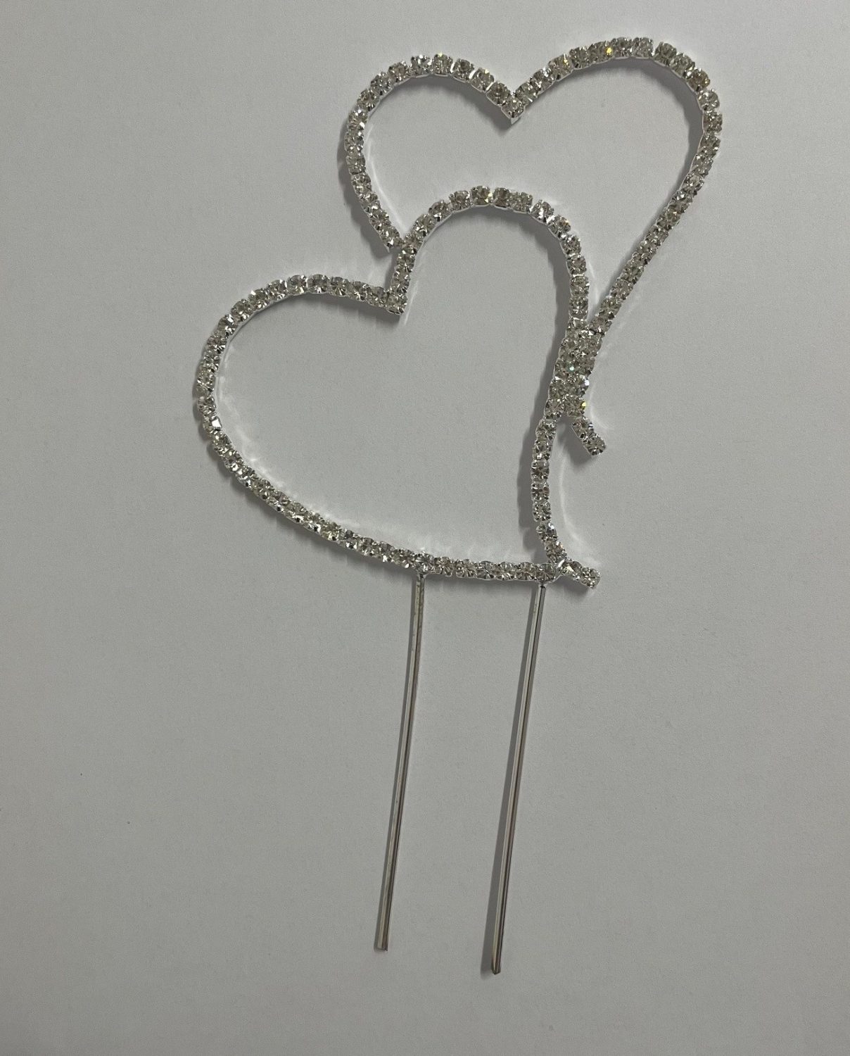 Double Heart Cake Topper