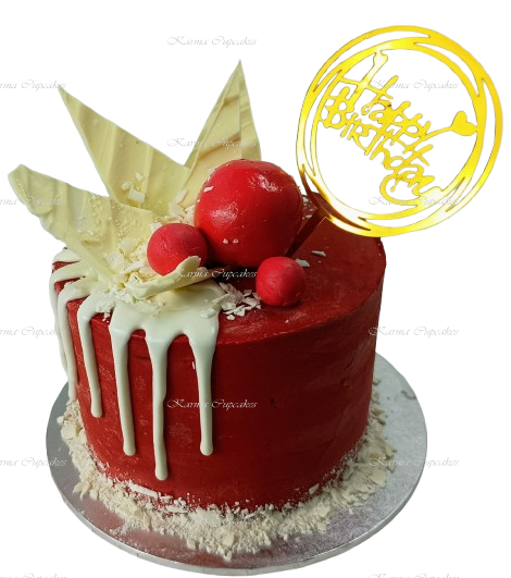 6 inch red velvet cake