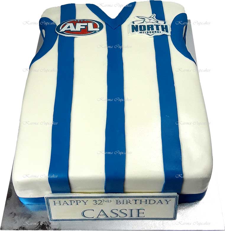 Football Jersey Slab Cake