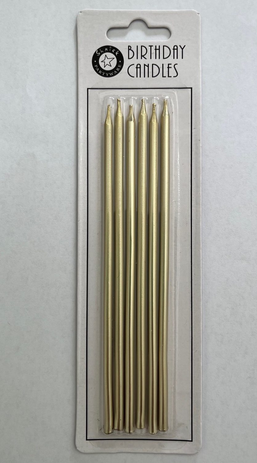 Slim Candles Gold