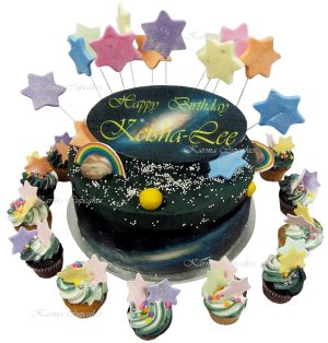 Kids Star Rainbow Mini Cupcakes