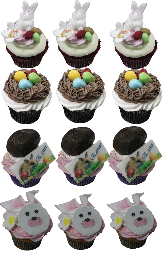 12 Easter Cupcakes