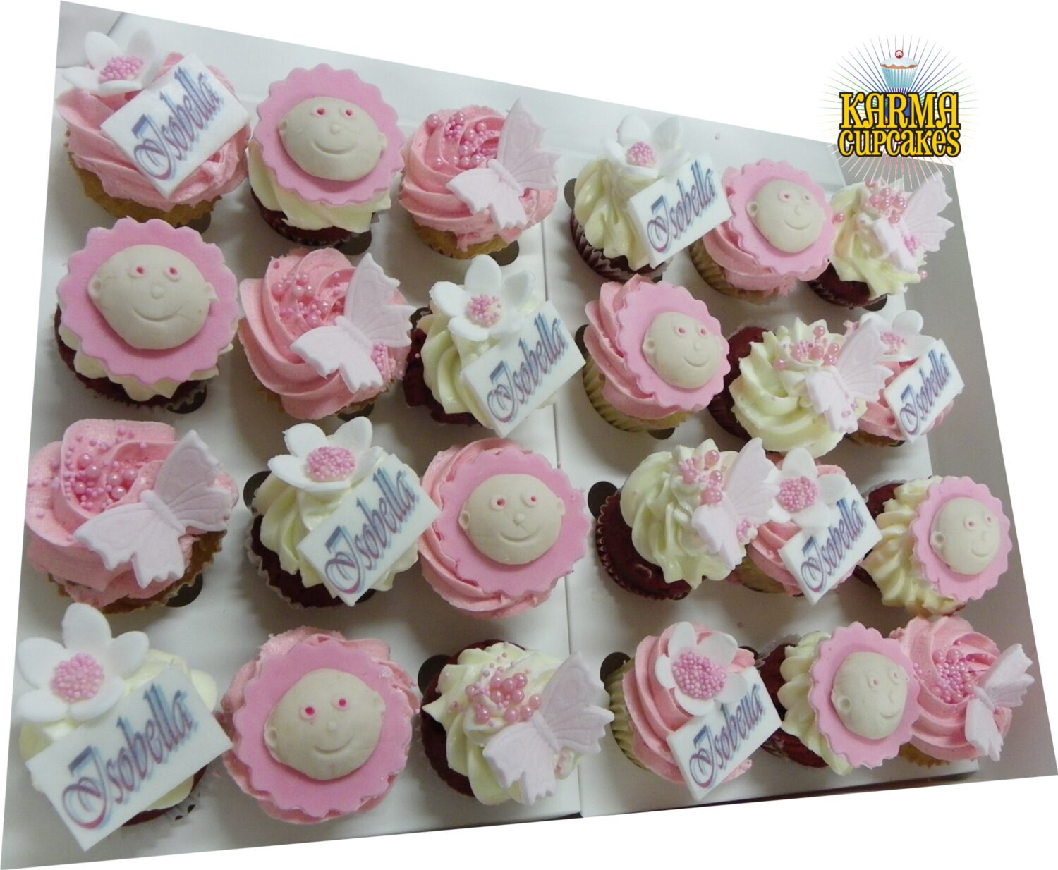 It's A Girl Mini Cupcakes