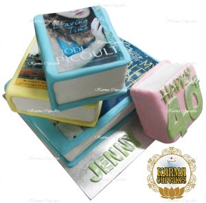 3D Stack of 4 Books - Choose your own book covers