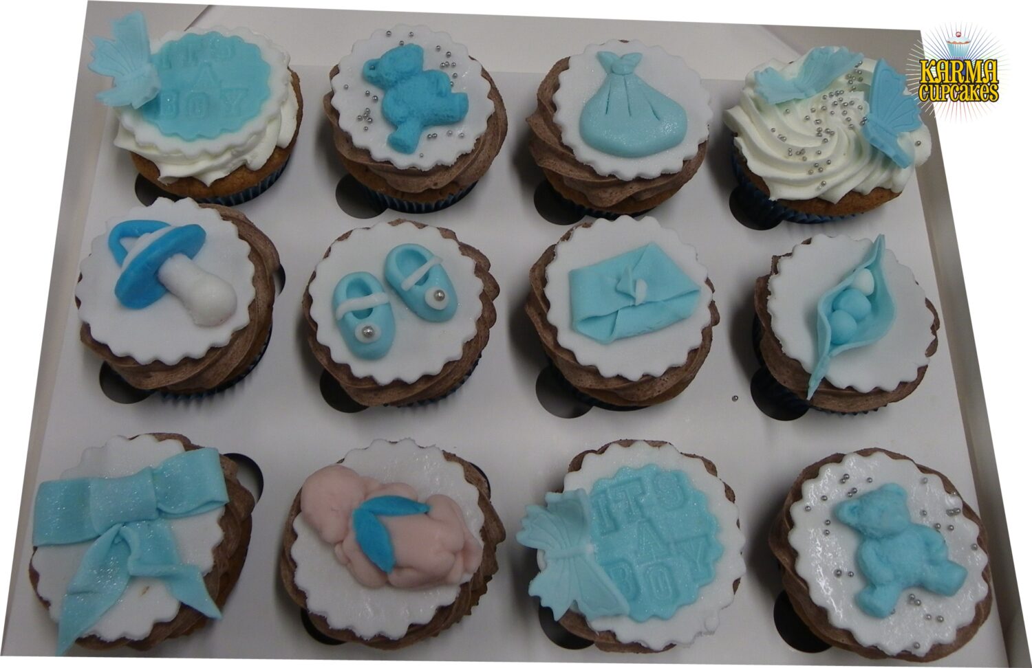 Baby Shower Cupcakes - All different designs (Blue or Pink)
