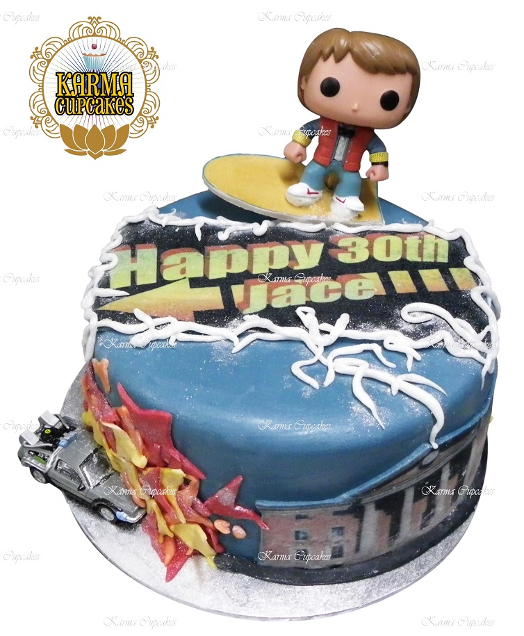 Back to the Future Birthday Cake