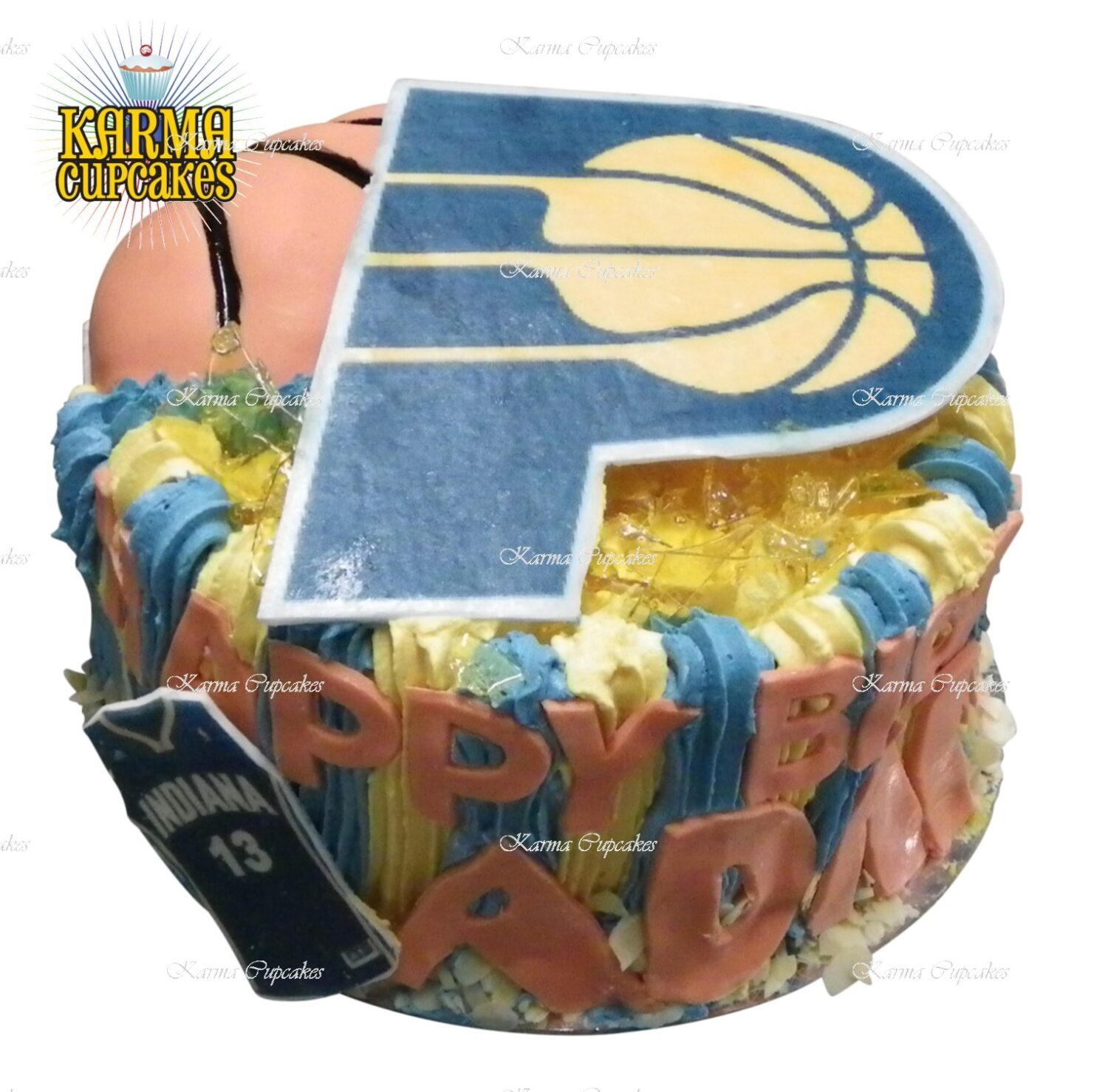 8" Sports Themed Birthday Cake - Choose your team