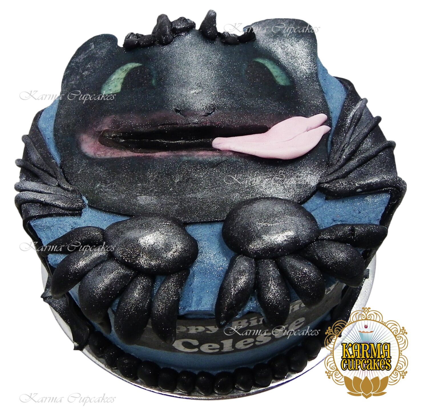 How to train your Dragon Buttercream Cake