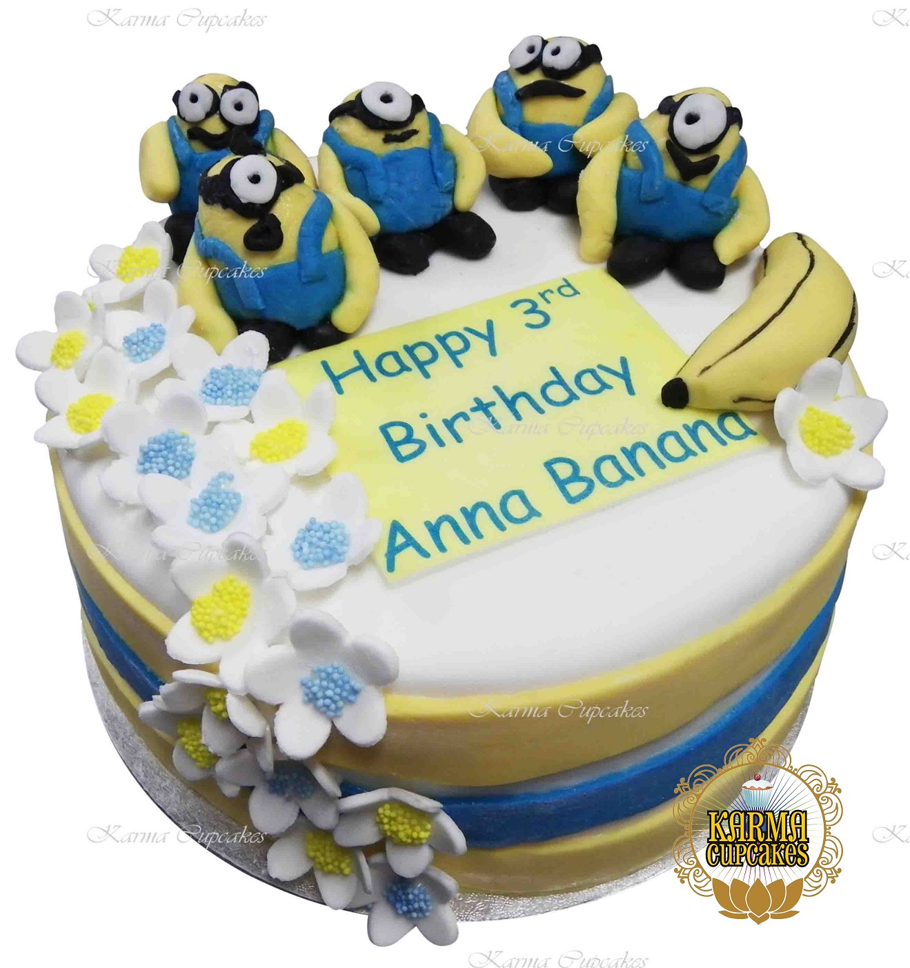 Minion 3D Cake