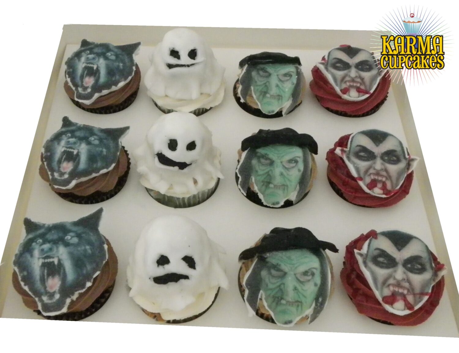Halloween Monster Cupcakes