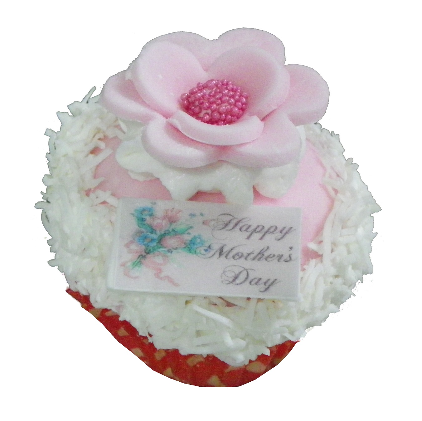 Individual Coconut Ice Happy Mothers Day (gluten friendly)