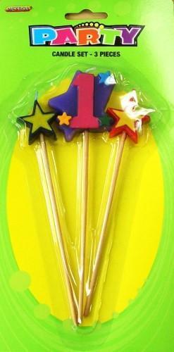 Number 1 Candle Set