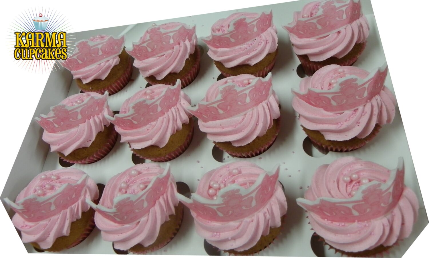 Princess Crowns Cupcakes