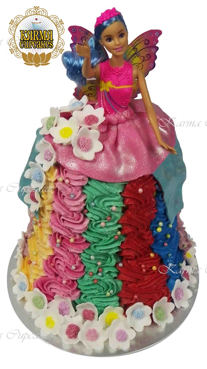 Barbie 3D Doll Cake
