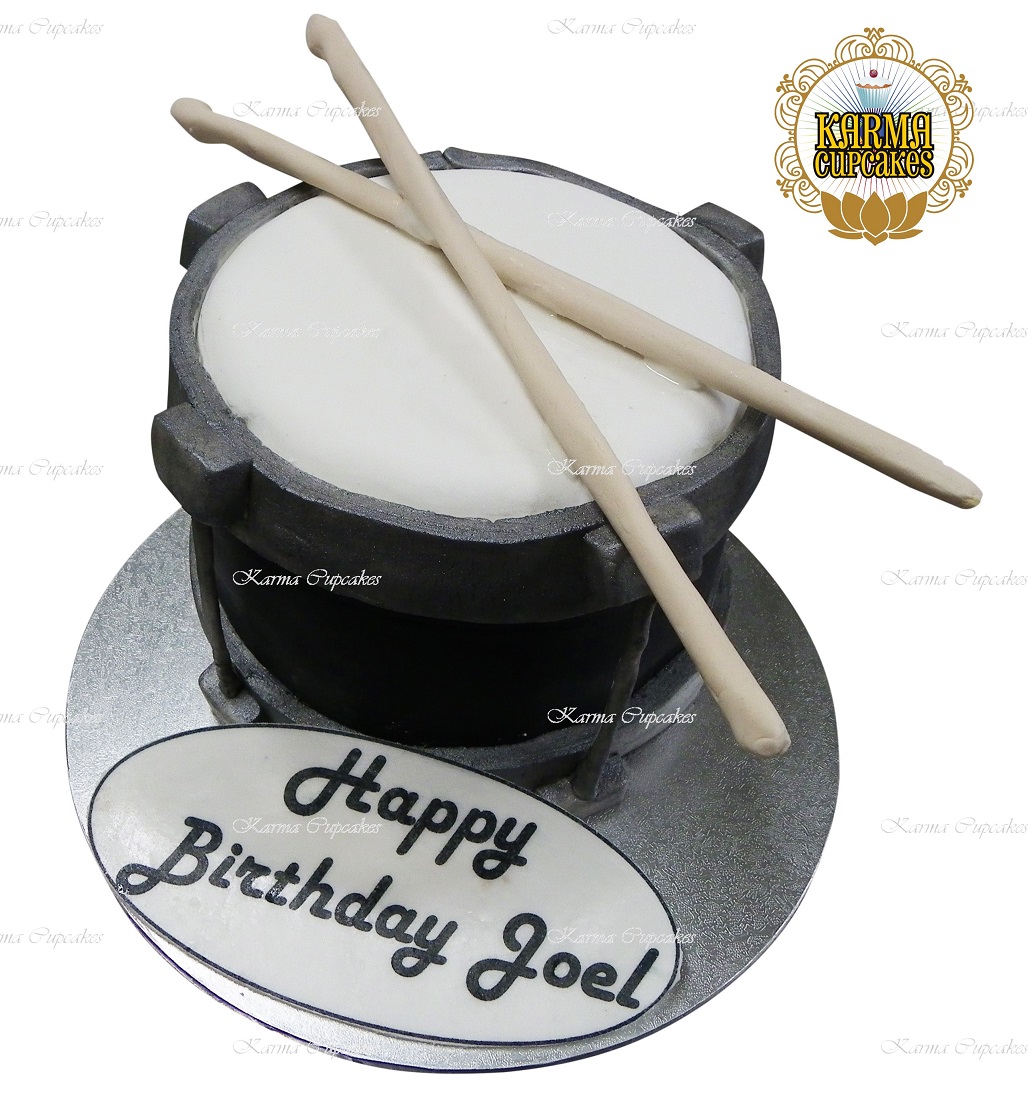 Drum Set Birthday Cake