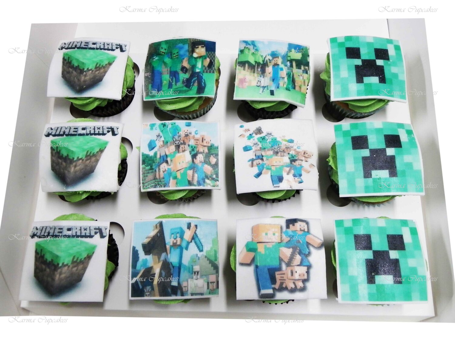 Minecraft Cupcakes