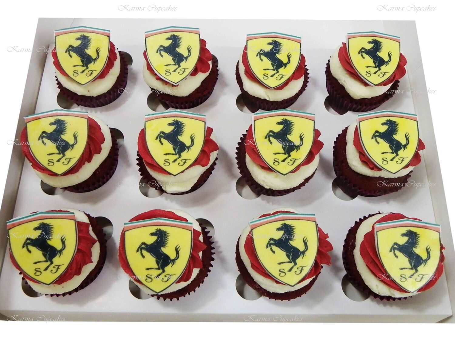 Corporate Edible Logo/ Image Cupcakes (chocolate & vanilla only)