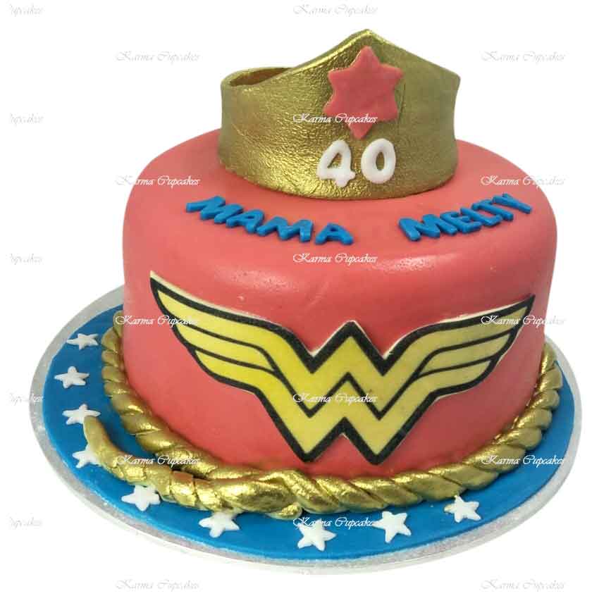 Wonder Woman Birthday Cake